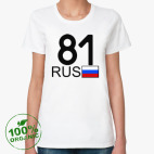 Женская футболка органик