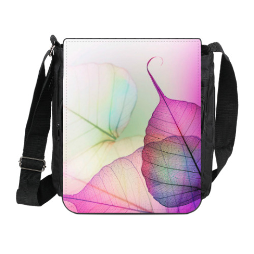 Сумка на плечо (мини-планшет) Листья