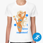 Женская спортивная футболка