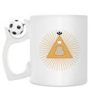 Кружка с футбольным мячиком