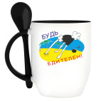 Кружка с ложкой