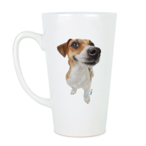 Чашка Латте с принтом Рассел