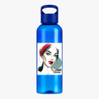 Прозрачная спортивная бутылка