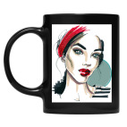 Кружка цветная UV-DTF