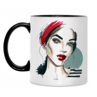 Кружка двухцветная