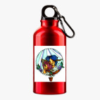 Металлическая бутылка 400 мл UV-DTF