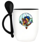 Кружка с ложкой