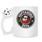 Кружка с футбольным мячиком