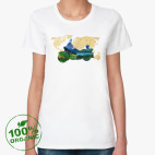 Женская футболка органик