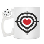 Кружка с футбольным мячиком