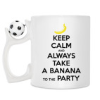 Кружка с футбольным мячиком