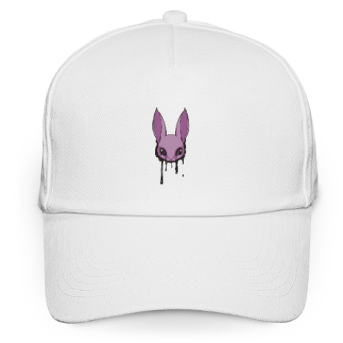 Кепка бейсболка с принтом Розовый кролик