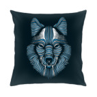 Подушка 35x35 см Волк