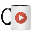 Кружка двухцветная