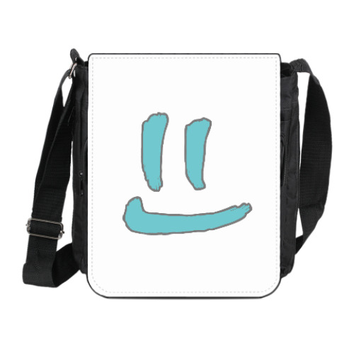 Сумка на плечо (мини-планшет) с принтом Чистая улыбка