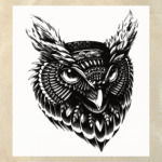 Сова-рисунок