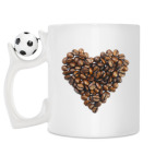 Кружка с футбольным мячиком