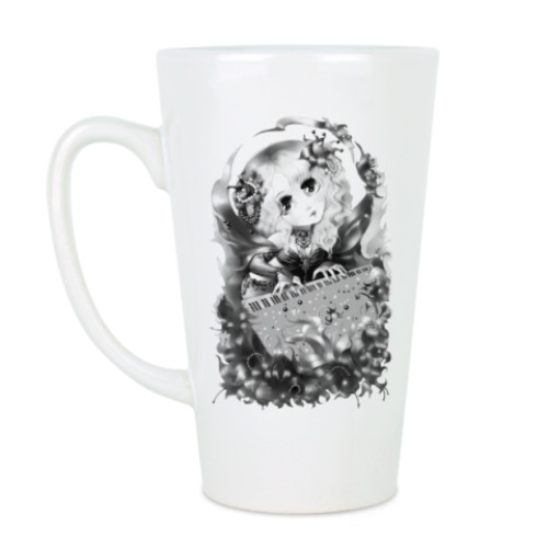 Чашка Латте Пианистка