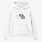 Толстовка худи оверсайз