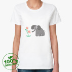 Женская футболка органик