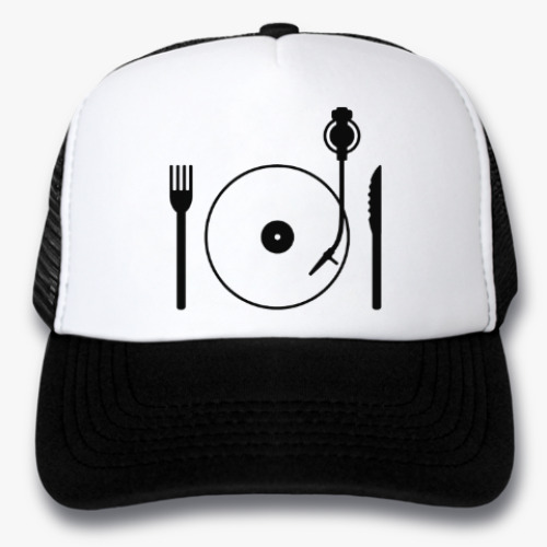 Кепка-тракер с принтом Eat music