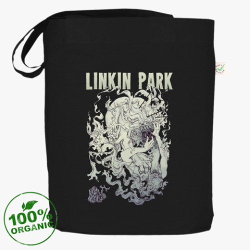 Сумка шоппер с принтом Linkin Park