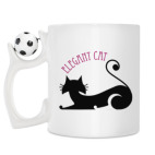 Кружка с футбольным мячиком