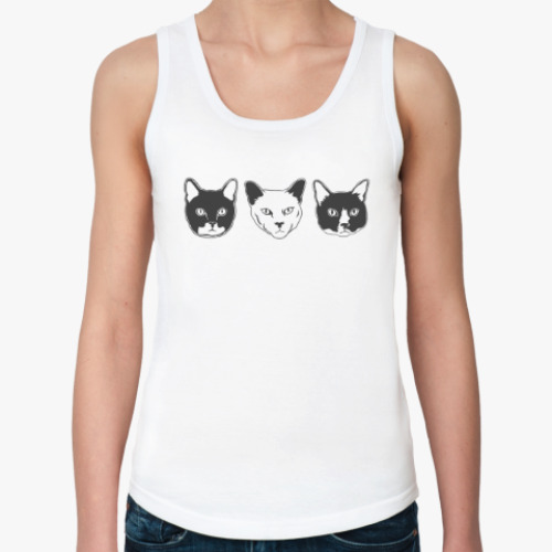 Женская майка с принтом Коты Марка Мэрона