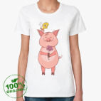 Женская футболка органик