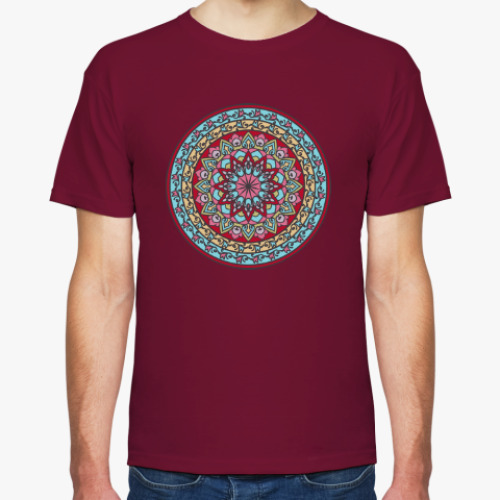 Футболка с принтом Мандала