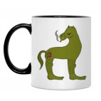 Кружка двухцветная