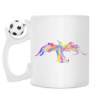 Кружка с футбольным мячиком