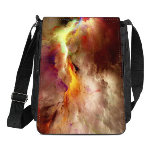 Сумка-планшет с принтом Абстракция