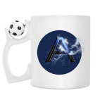 Кружка с футбольным мячиком