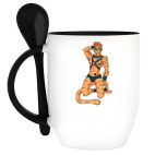 Кружка с ложкой