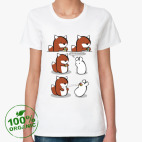 Женская футболка органик