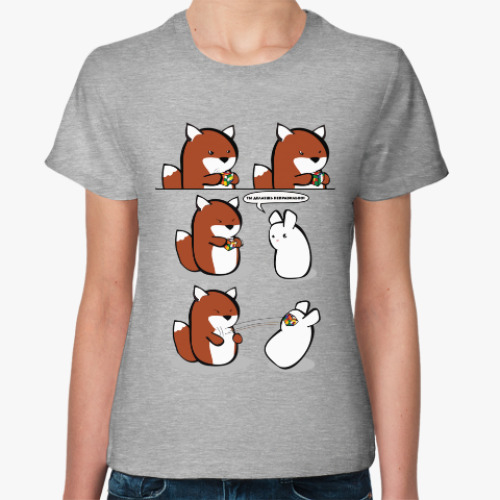 Женская футболка с принтом Кубик Рубика | Rubiks Cube