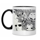 Кружка двухцветная