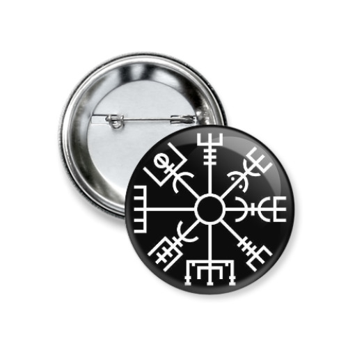 Значок 37мм Компас викингов