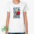 Женская футболка органик