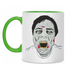 Двухцветная кружка Зомби
