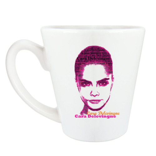 Чашка Латте Cara Delevingne/Кара Делевинь