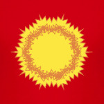 зигзагообразное солнце