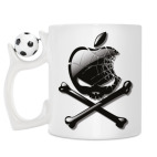 Кружка с футбольным мячиком