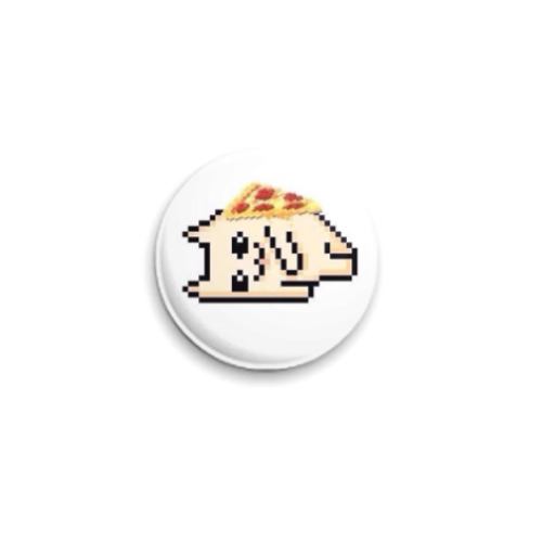 Значок 25мм Pizza Cat