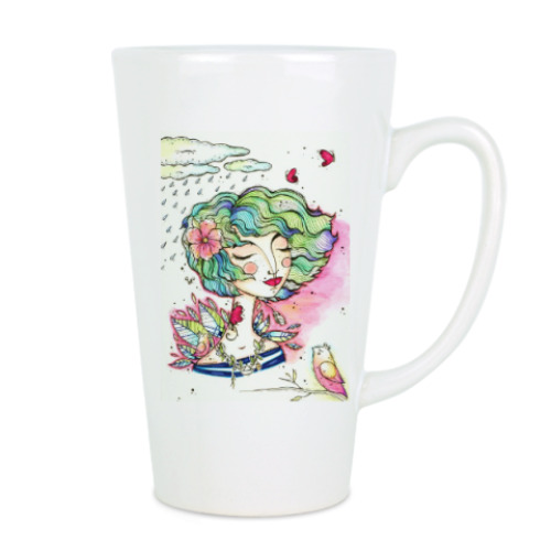 Чашка Латте Весна