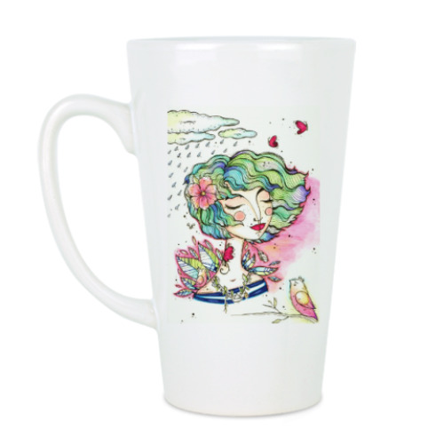 Чашка Латте Весна