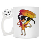 Кружка с футбольным мячиком