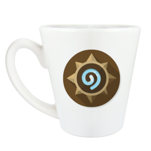 Чашка Латте с принтом Hearthstone