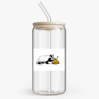 Банка с бамбуковой крышкой